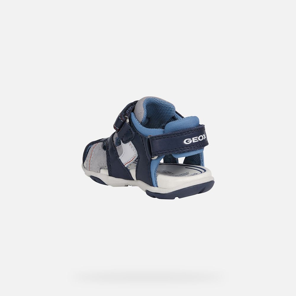 Sandales Geox Agasim Boy - Bleu Marine - Bebe 063289-JCX